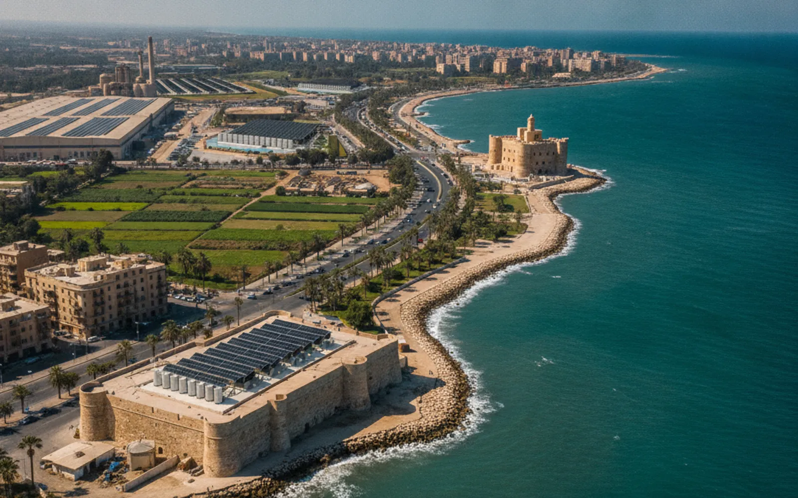 الطاقة الشمسية في الإسكندرية: محطات للمنازل والفيلات والمصانع