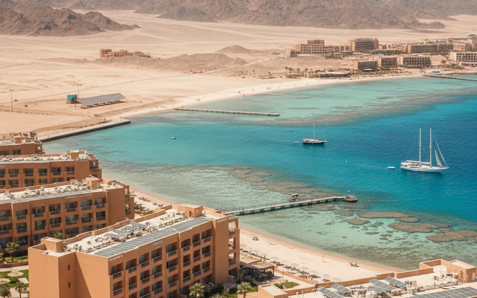 الطاقة الشمسية في البحر الأحمر: محطات للفنادق والمنتجعات والشاليهات من الغردقة إلى مرسى علم